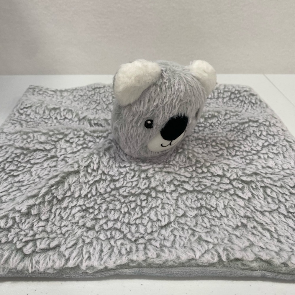 UGG Lovey Polar Glacier Gray Koala Bear Plush Baby Toddler Security Blanket - Picture 3 of 11